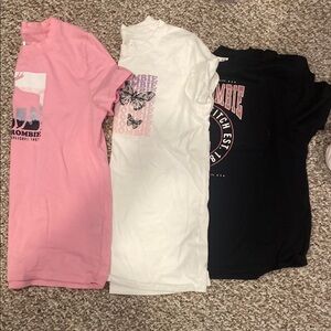 Abercrombie & Fitch Kids Tees - Pink, White, Black